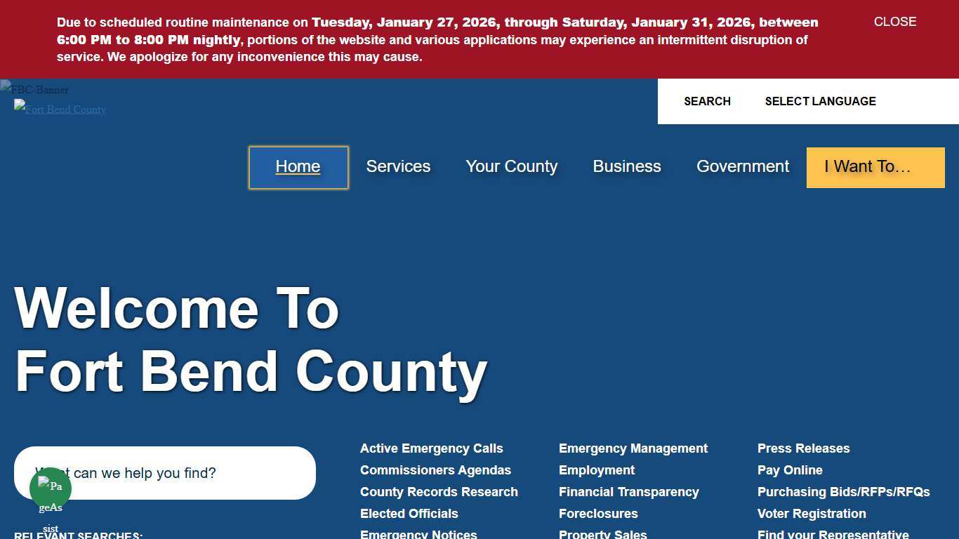 Welcome to Fort Bend County Fort Bend County