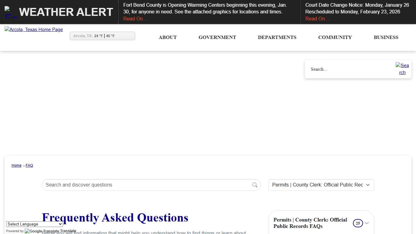 Frequently Asked Questions - CivicPlus.CMS.FAQ